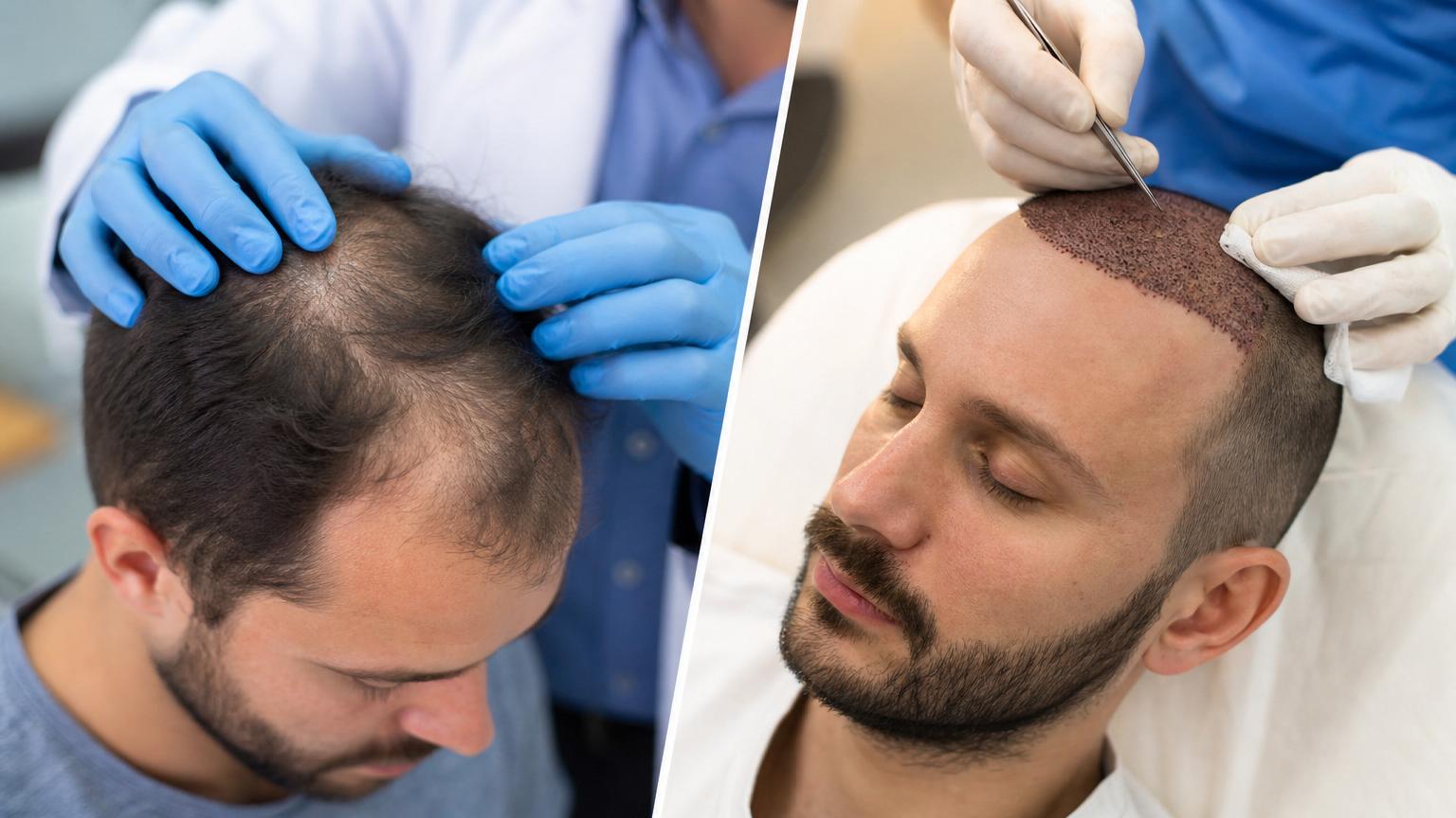 stem cell vs standard hair transplant